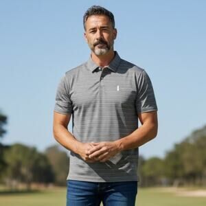 HARBOUR TOWN Men’s XL Gray FOOTJOY Golf Polo Shirt